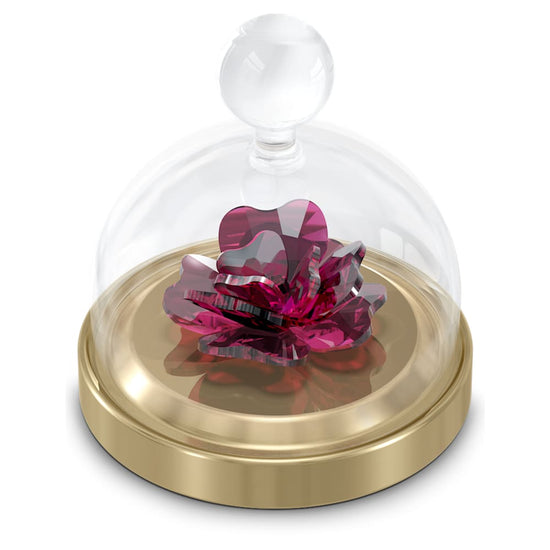 Load image into Gallery viewer, Swarovski Garden Tales Rose Bell Jar, Small CRYSTALS Red
