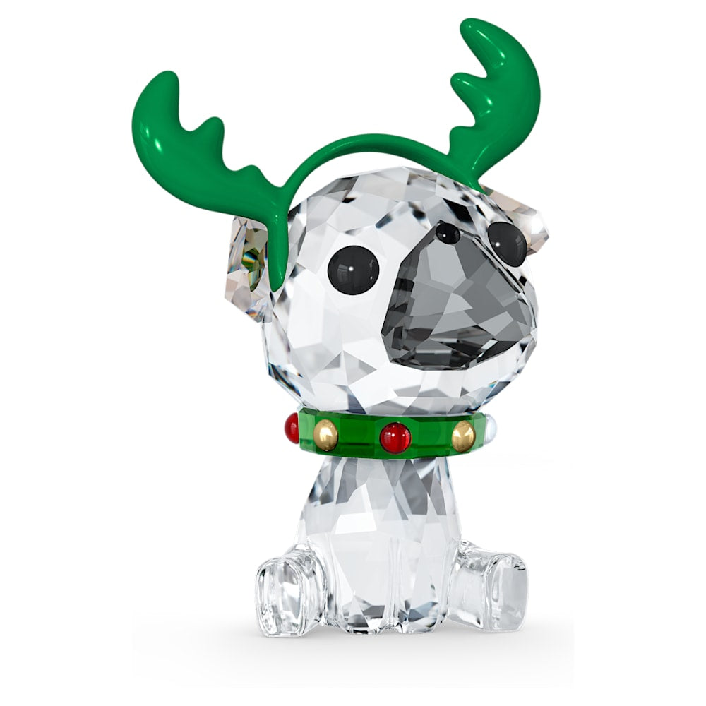 Load image into Gallery viewer, Swarovski Holiday Cheers Pug CRYSTALS Multicolored
