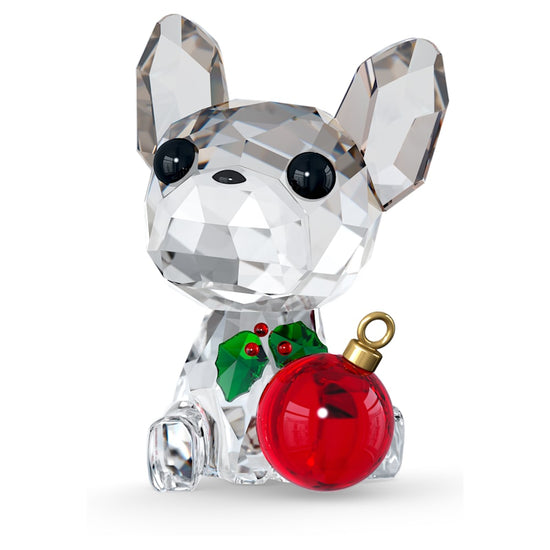 Load image into Gallery viewer, Swarovski Holiday Cheers French Bulldog CRYSTALS Multicolored

