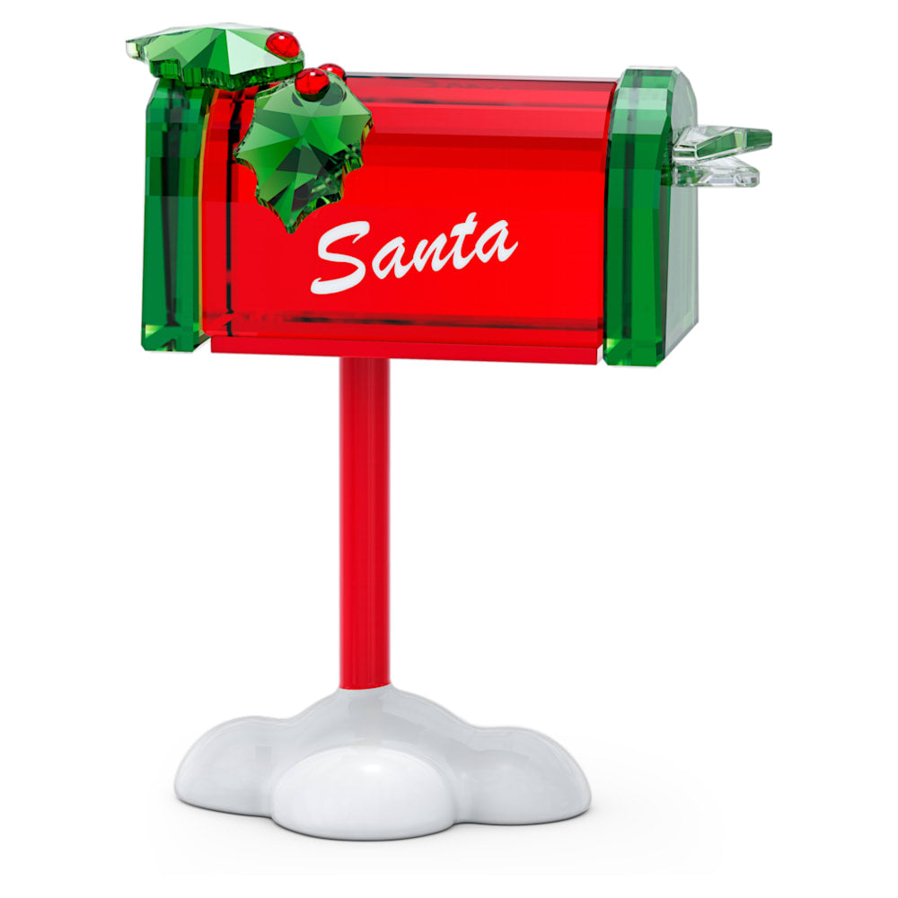 Load image into Gallery viewer, Swarovski Holiday Cheers Santa’s Mailbox CRYSTALS Red
