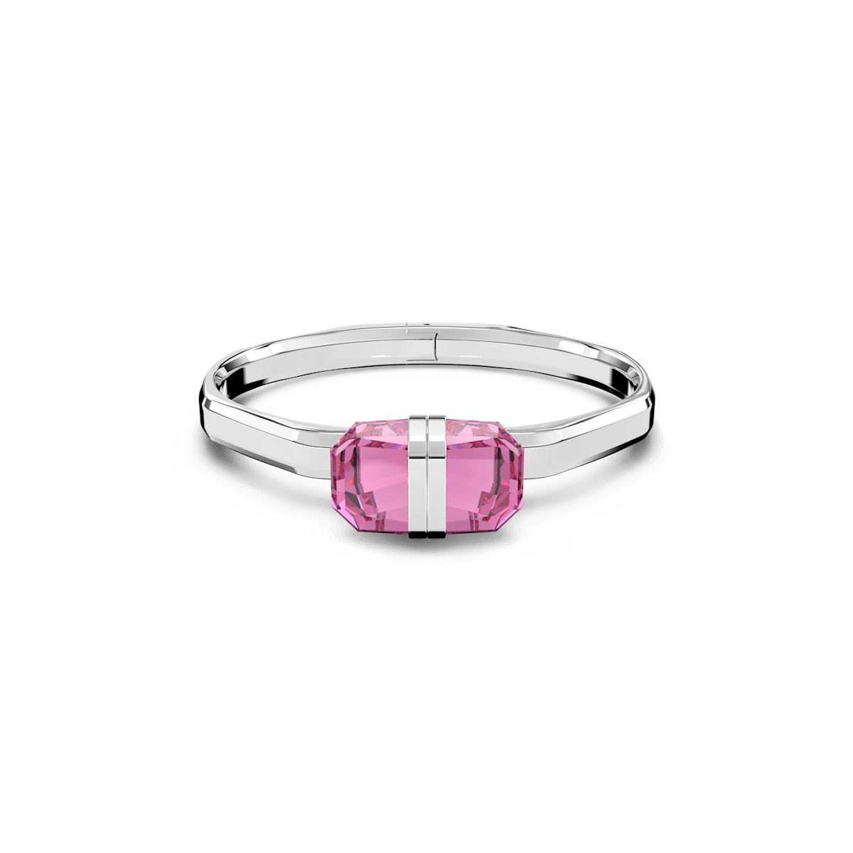 Lucent bangle, Magnetic closure, Pink, Stainless steel