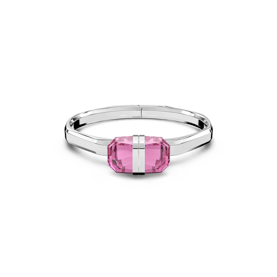 Lucent bangle, Magnetic closure, Pink, Stainless steel