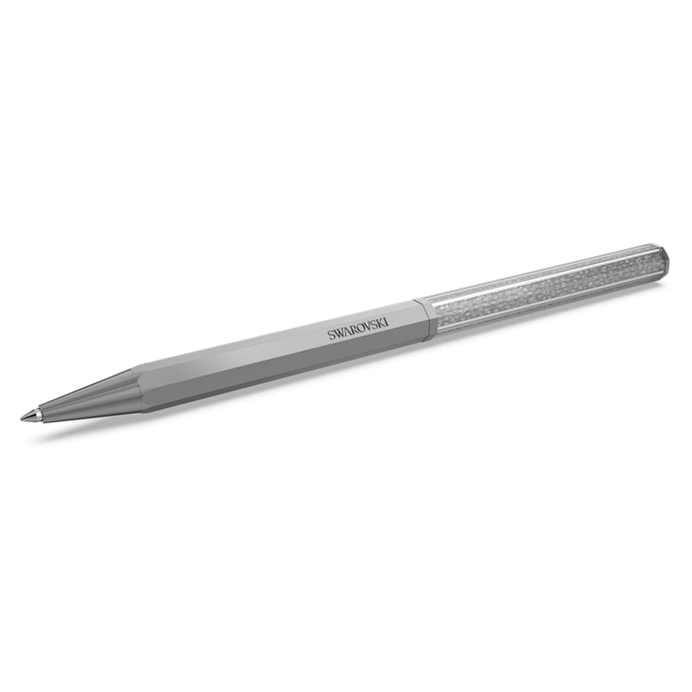Crystalline ballpoint pen, Octagon shape, Gray, Graphite plated