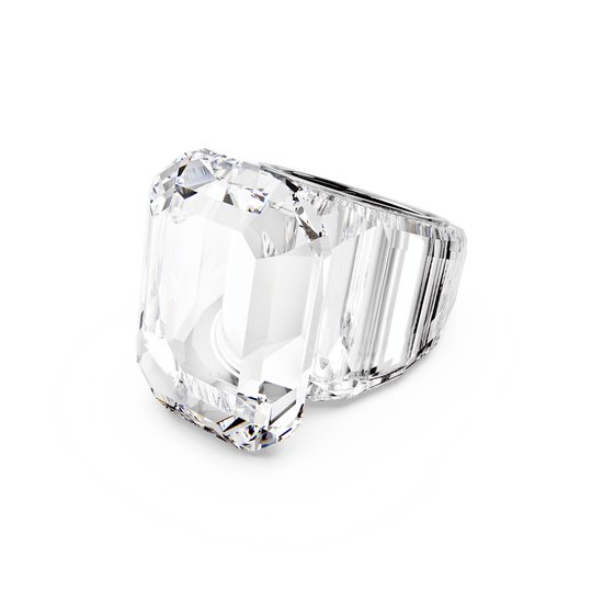 Lucent cocktail ring, Octagon cut, White