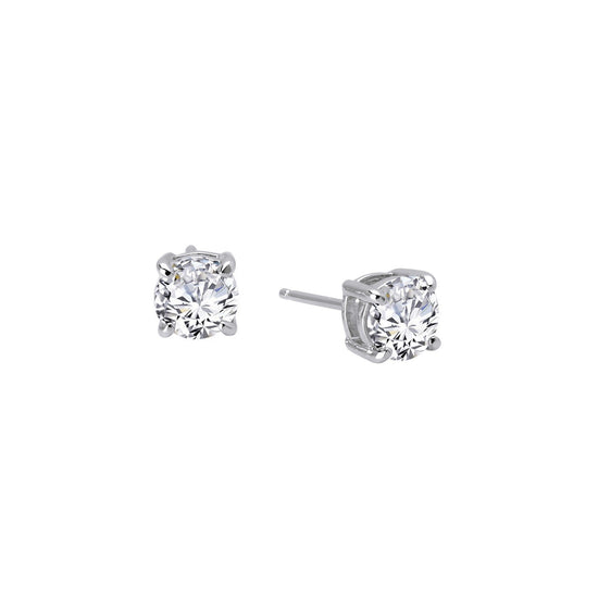 Load image into Gallery viewer, Lafonn 0.72 CTW Stud Earrings Simulated Diamond EARRINGS Platinum 0.72 CTS 

