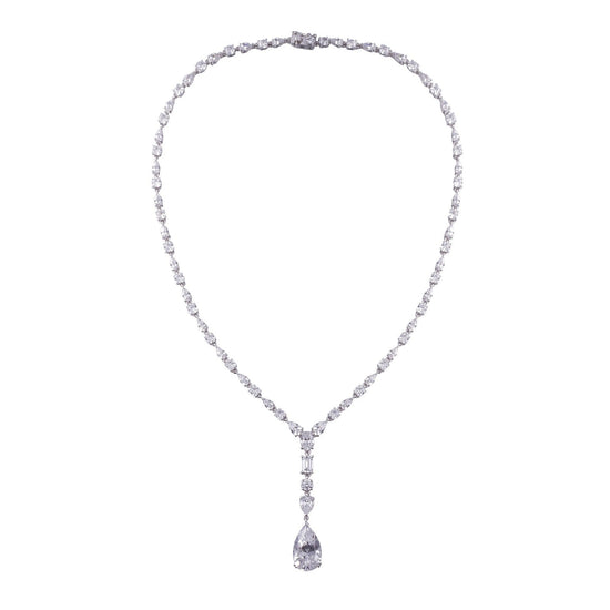 Lafonn Regal Icicle Necklace 75 Stone Count 8N003CLP17