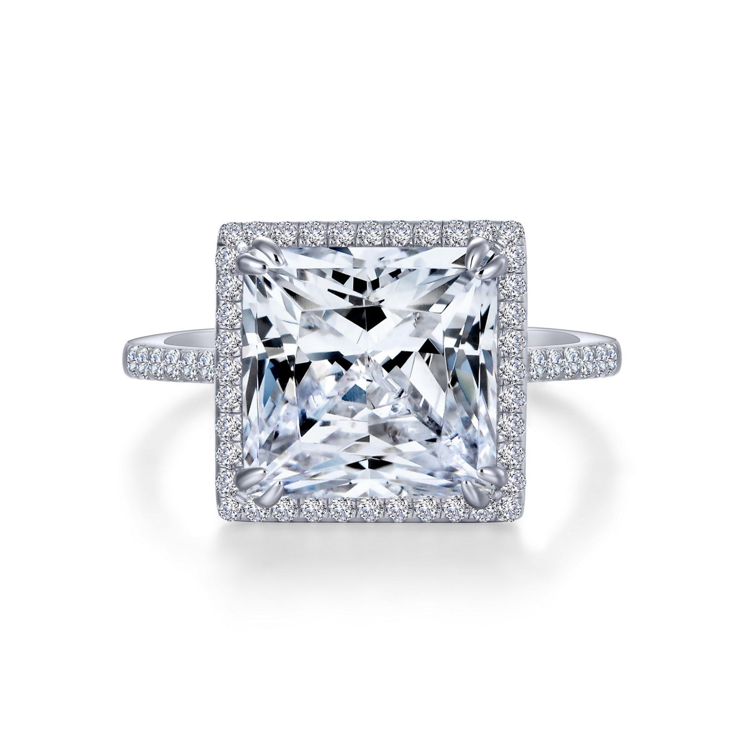 Load image into Gallery viewer, Lafonn Stunning Engagement Ring 53 Stone Count 8R020CLP05
