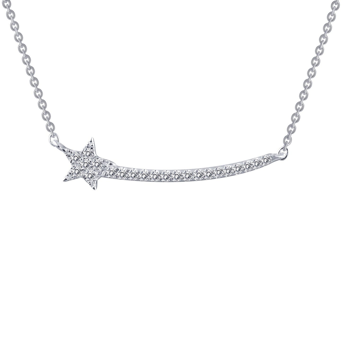 Lafonn Shooting Star Necklace 22 Stone Count 9N054CLP18