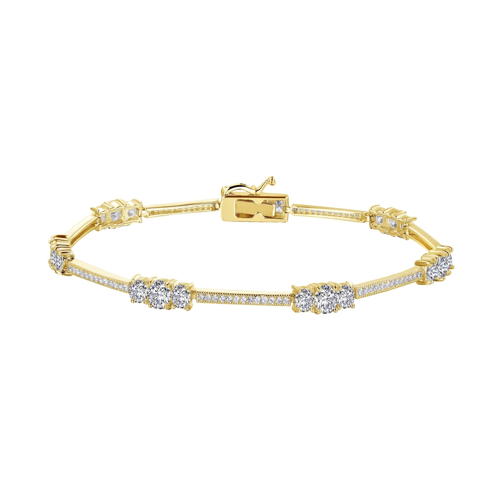 Lafonn Stylish Station Bracelet 106 Stone Count B0008CLG70