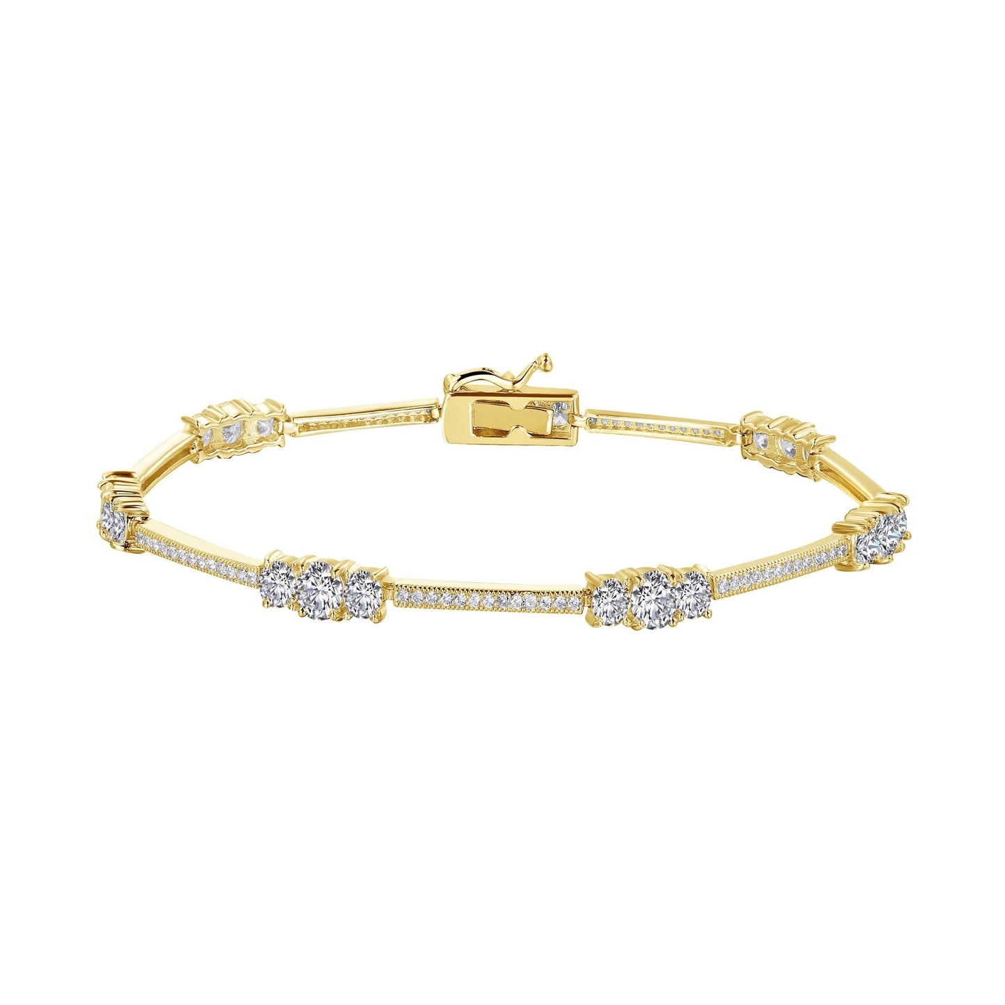 Load image into Gallery viewer, Lafonn Stylish Station Bracelet 106 Stone Count B0008CLG70
