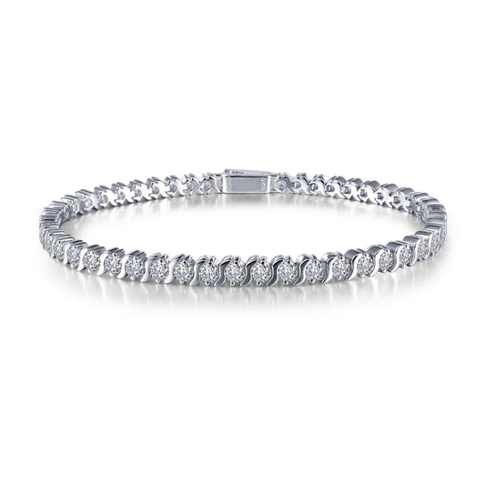 Lafonn Classic "S" Tennis Bracelet 46 Stone Count B0033CLP72
