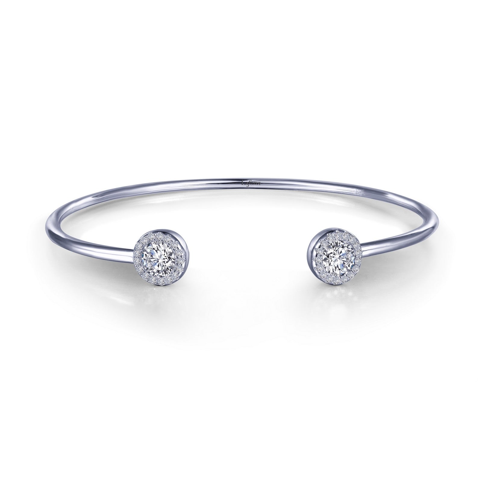 Lafonn Open Cuff Halo Bracelet 36 Stone Count B0035CLP72