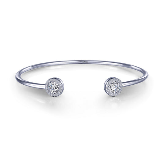 Lafonn Open Cuff Halo Bracelet 36 Stone Count B0035CLP72