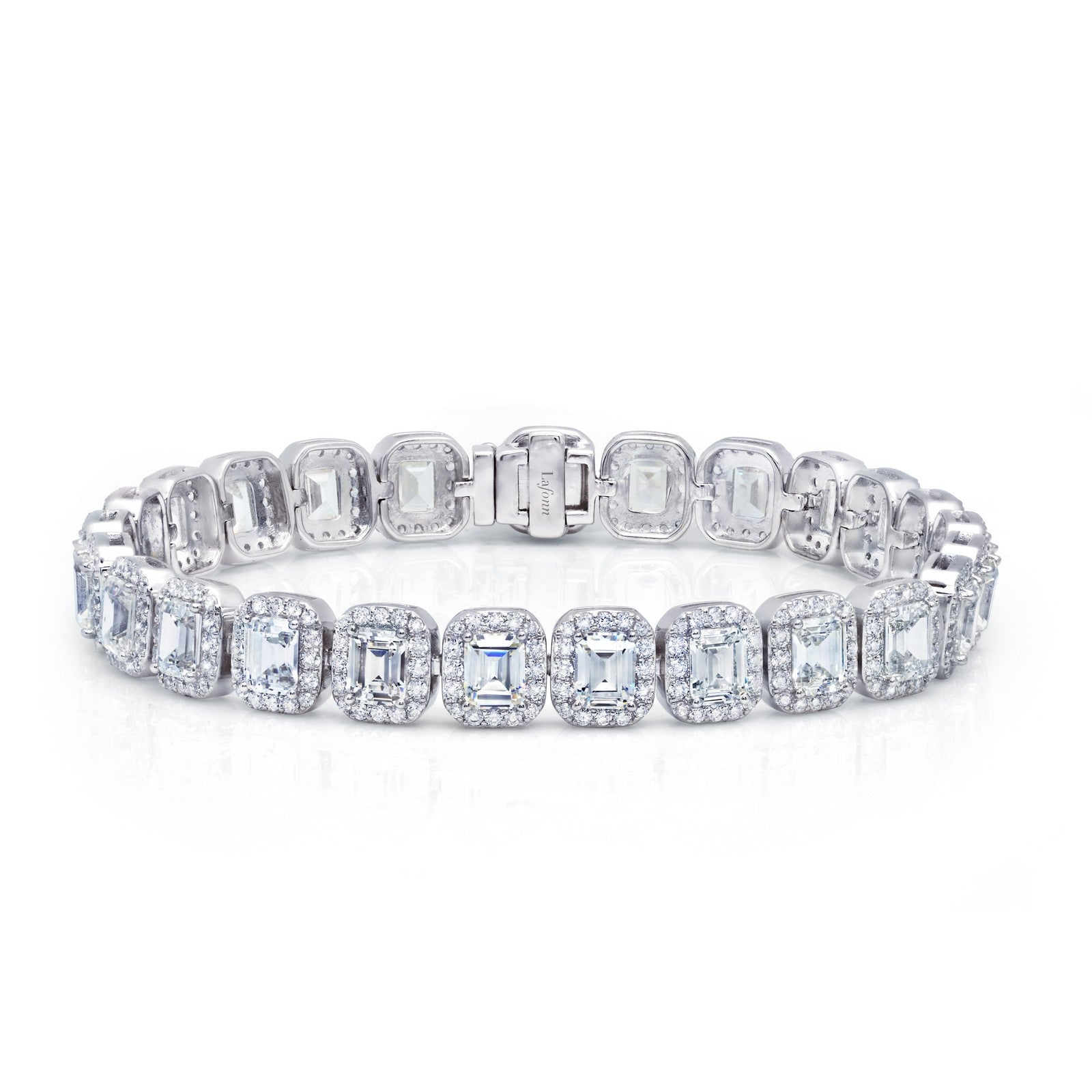 Lafonn Statement Halo Bracelet 455 Stone Count B0039CLP72