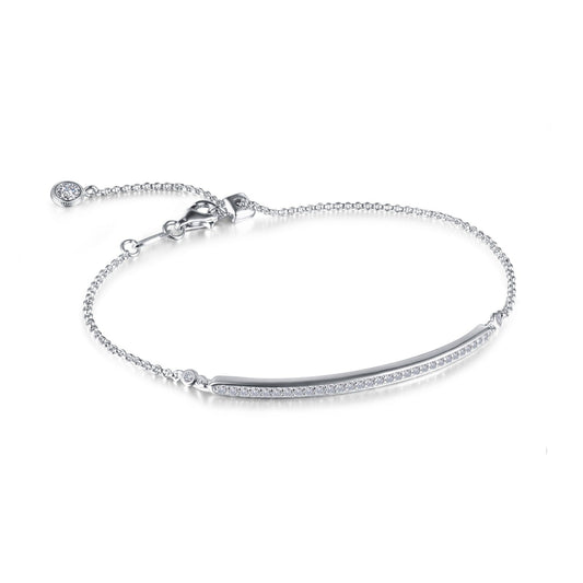 0.58 CTW Adjustable Bar Bracelet