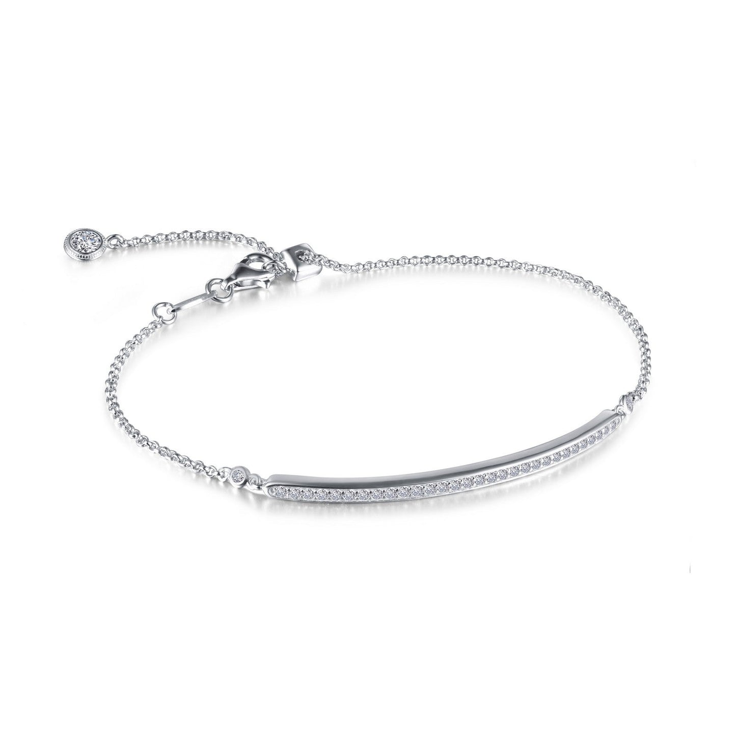 Lafonn Adjustable Bar Bracelet 33 Stone Count B0051CLP75