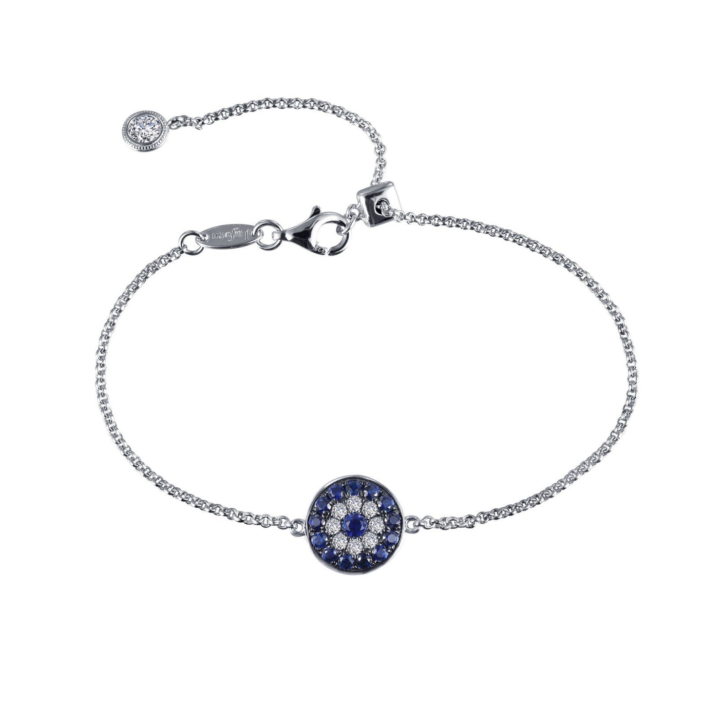 LaFonn Platinum Sapphire N/A BRACELETS Evil Eye Bracelet