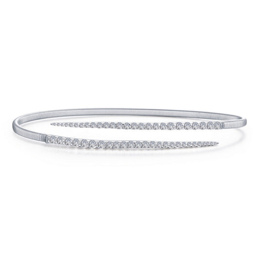 Lafonn Bypass Bangle Bracelet 52 Stone Count B0123CLP72