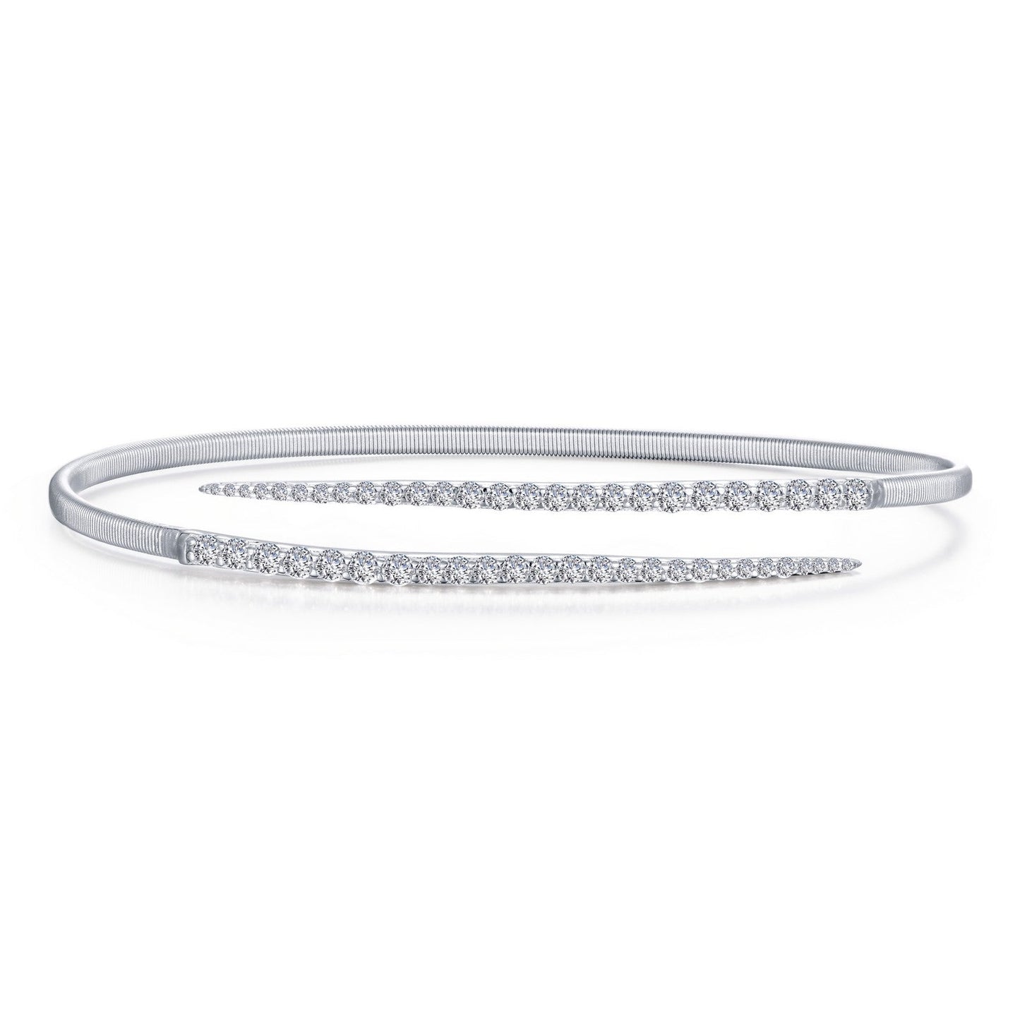 Load image into Gallery viewer, Lafonn Bypass Bangle Bracelet 52 Stone Count B0123CLP72
