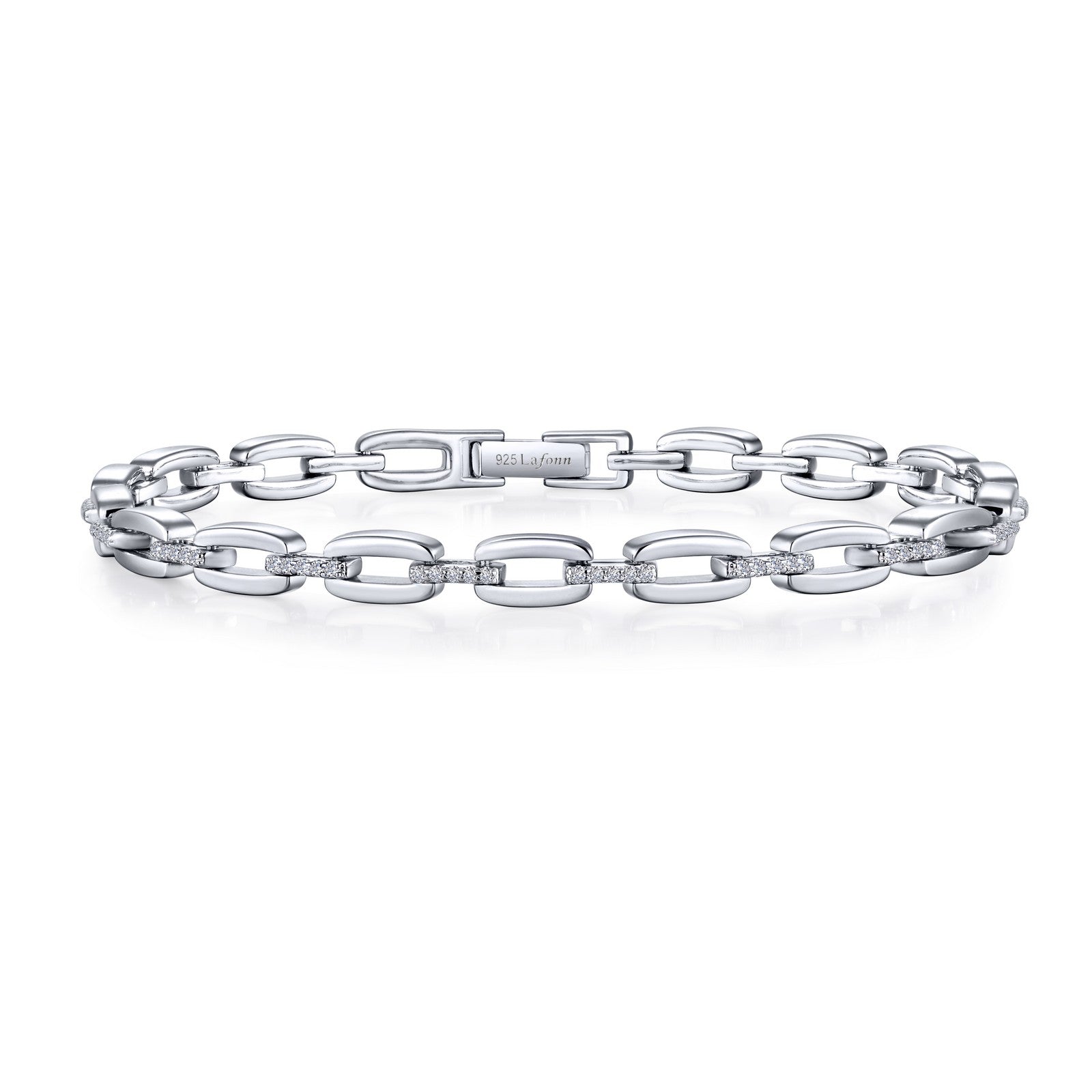 Lafonn Paperclip Link Bracelet 90 Stone Count B0144CLP72