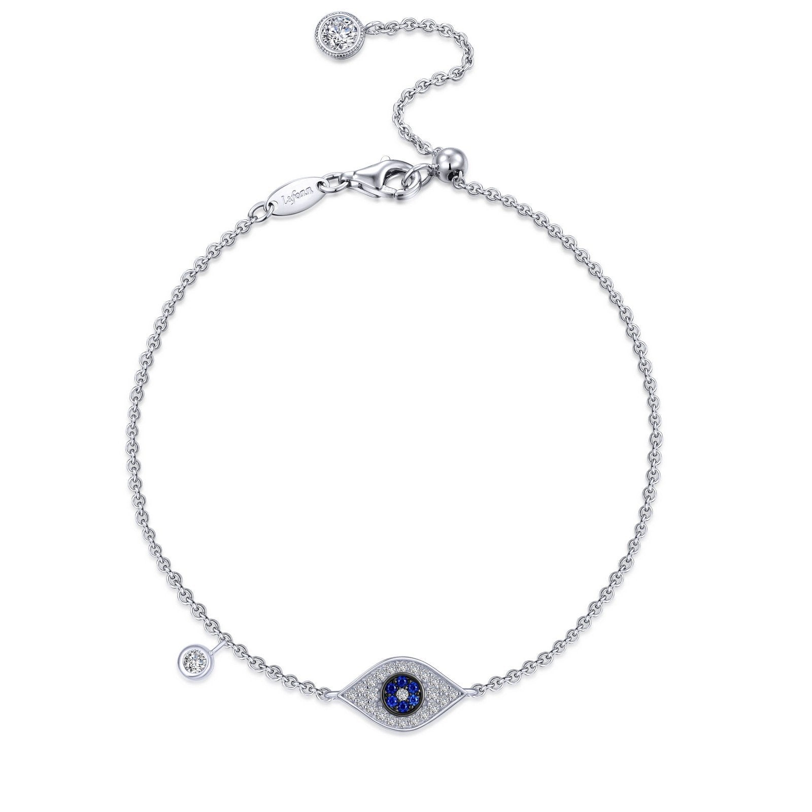 LaFonn 2 Tone Sapphire N/A BRACELETS Evil Eye Bracelet