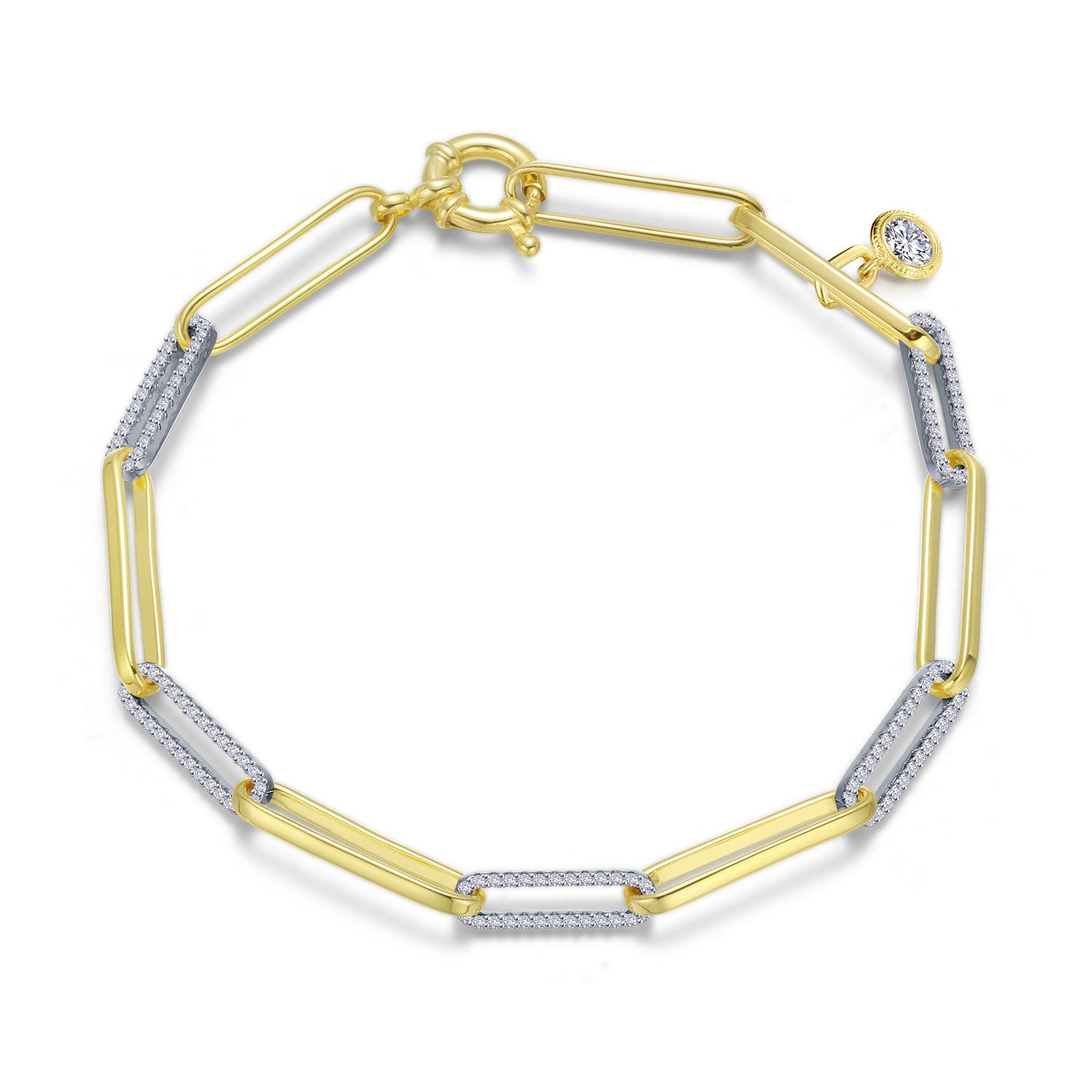 lafonn-2-tone-paperclip-bracelet-b0168clt75-847374072635