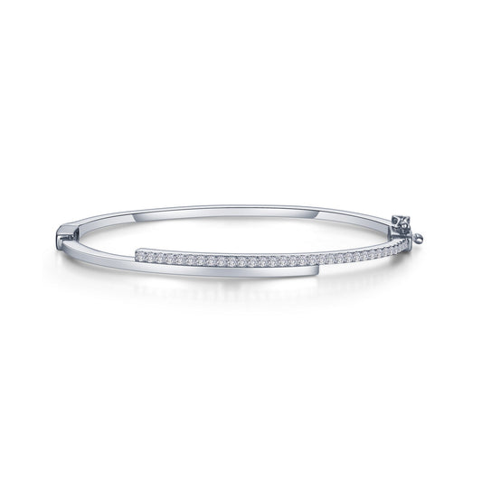 Lafonn Bypass Bangle Bracelet 32 Stone Count B0179CLP72