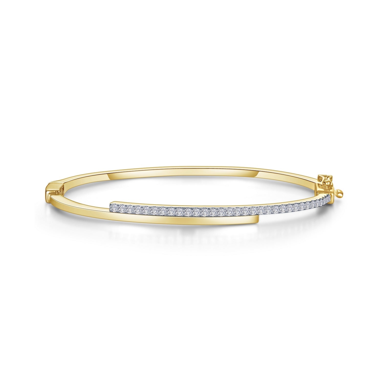 Lafonn Bypass Bangle Bracelet 32 Stone Count B0179CLT70