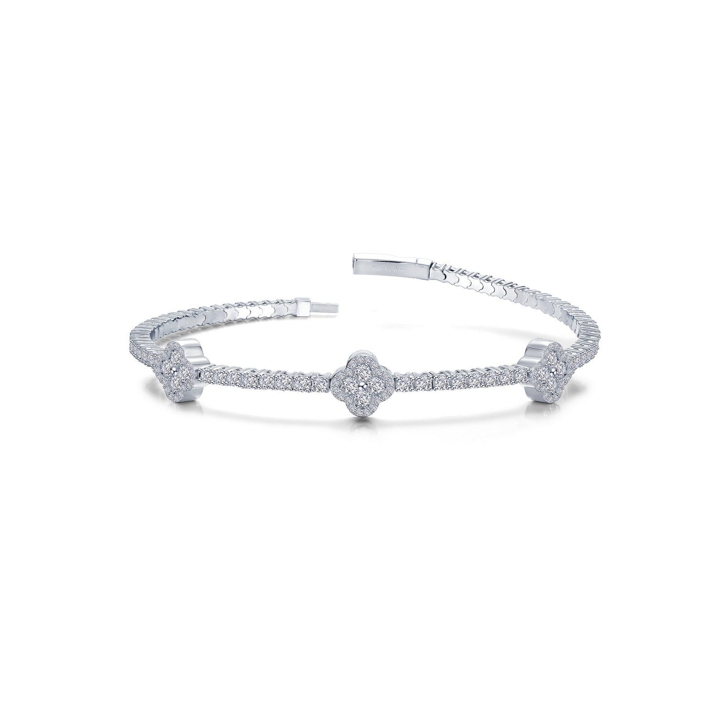 4.05 CTW Station Flexible Tennis Bracelet