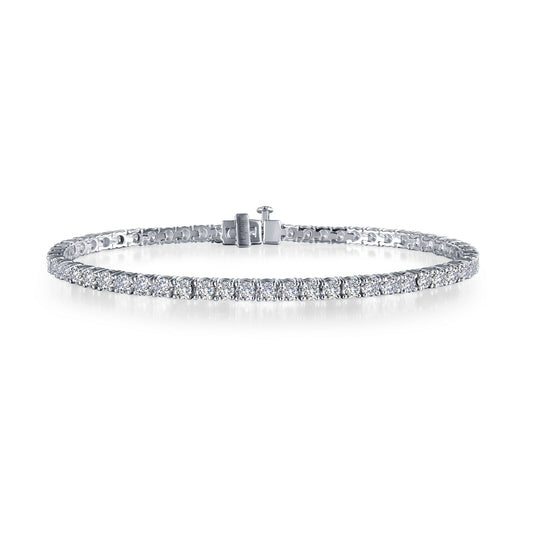 Lafonn Classic Tennis Bracelet 51 Stone Count B2001CLP65