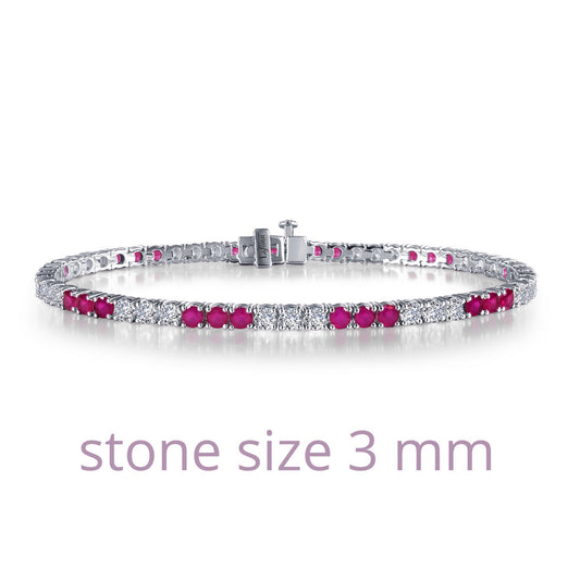 Lafonn Alternating Tennis Bracelet 57 Stone Count B2001CRP72