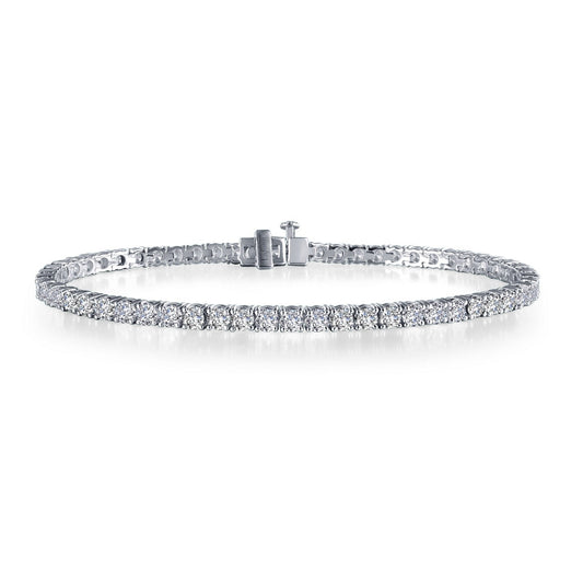 Lafonn Classic Tennis Bracelet 57 Stone Count B3003CLP85
