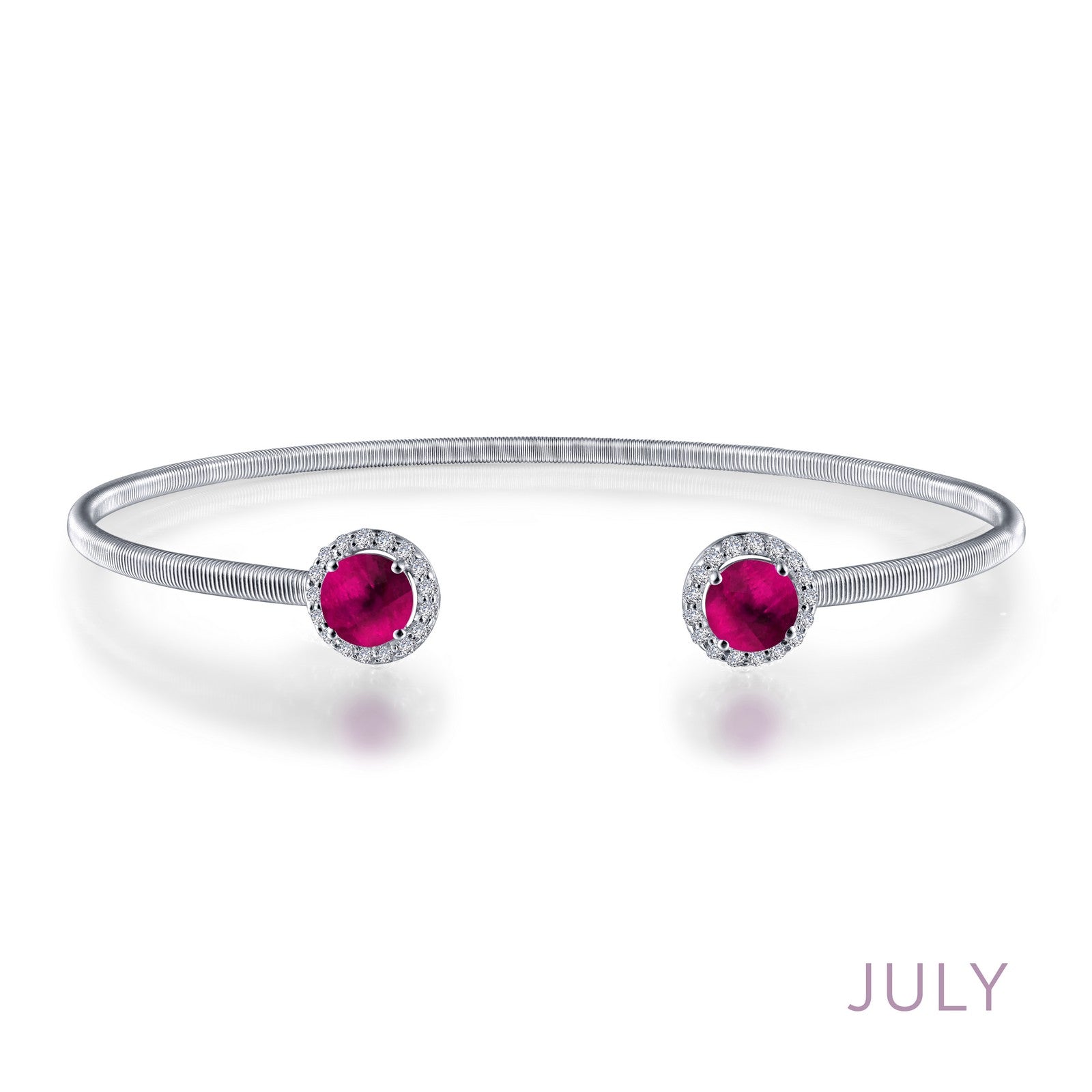 Lafonn July Birthstone Bracelet 36 Stone Count BB002RBP72