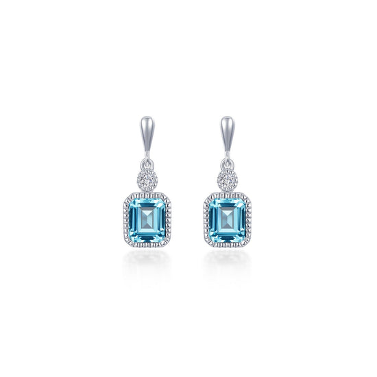 March Birthstone Earrings