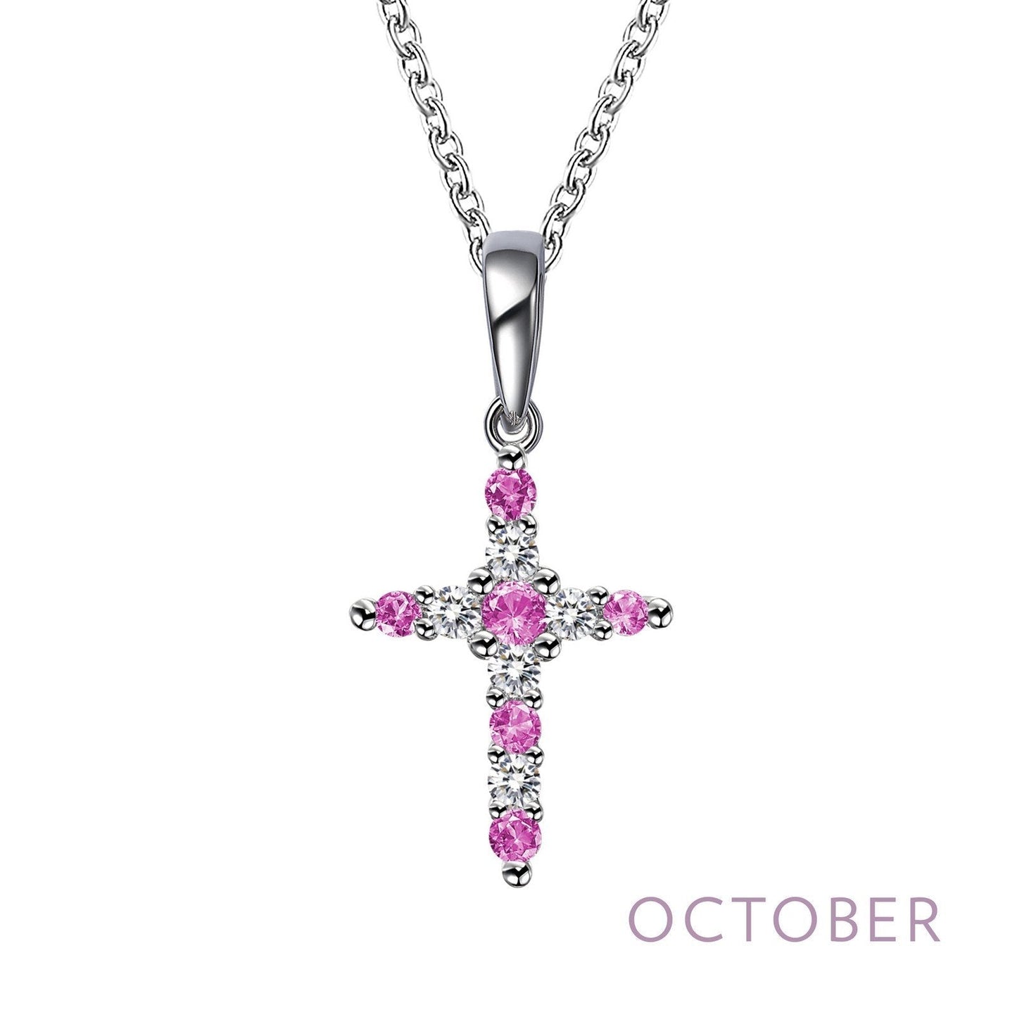 LaFonn Platinum OCTOBER N/A NECKLACES October Birthstone Necklace