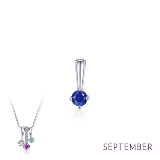 September Birthstone Love Pendant