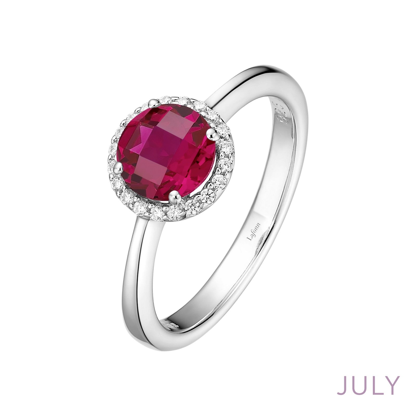 Lafonn July Birthstone Ring 21 Stone Count BR001RBP08
