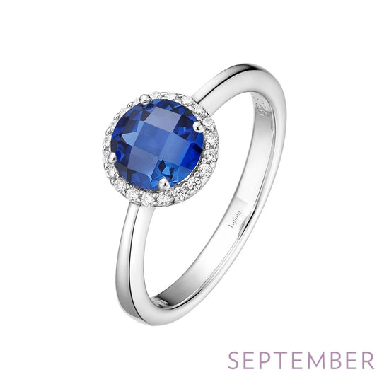 Load image into Gallery viewer, Lafonn September Birthstone Ring SEPTEMBER RINGS Size 5 Platinum 1.05 cts CTS 
