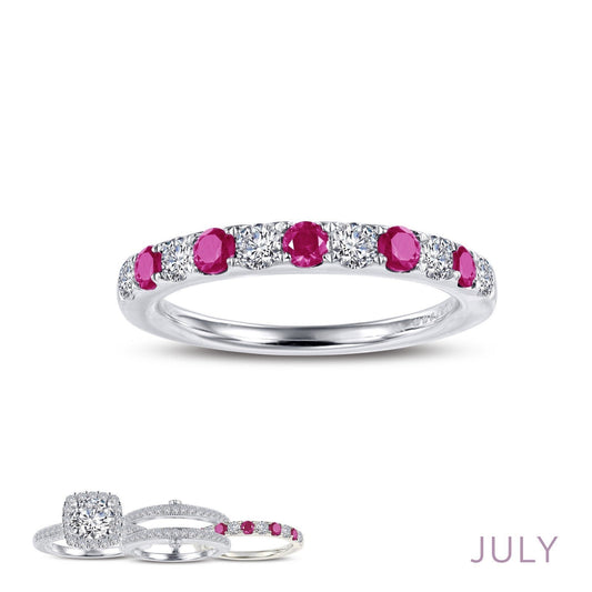 LaFonn Platinum JULY N/A RINGS July Birthstone Ring