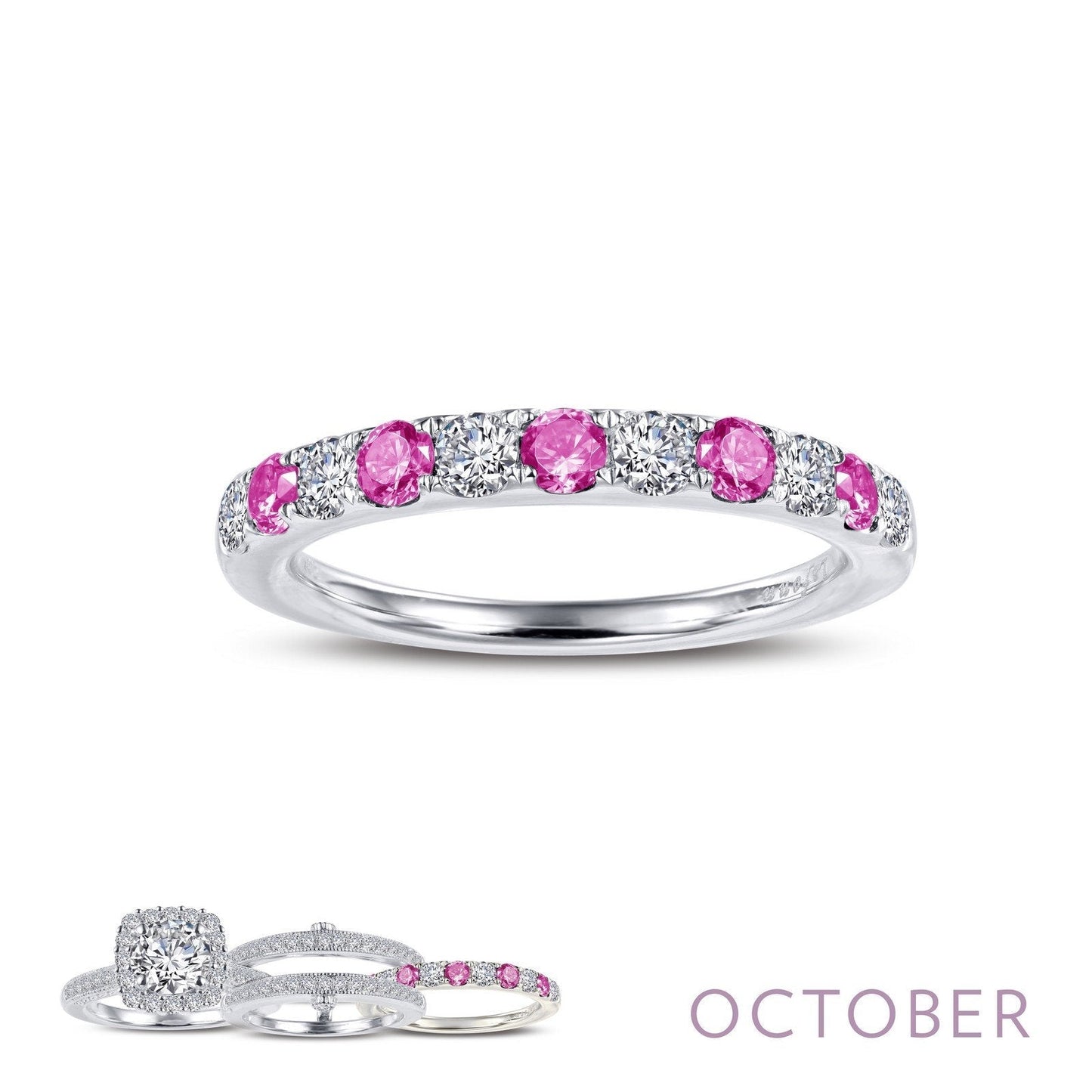 LaFonn Platinum OCTOBER N/A RINGS October Birthstone Ring