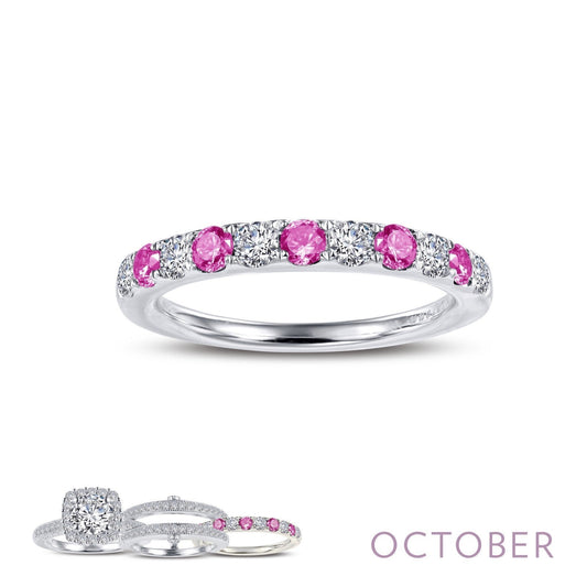 Lafonn October Birthstone Ring OCTOBER RINGS Size 6 Platinum 0.51cts CTS Approx.2.7mm(W)