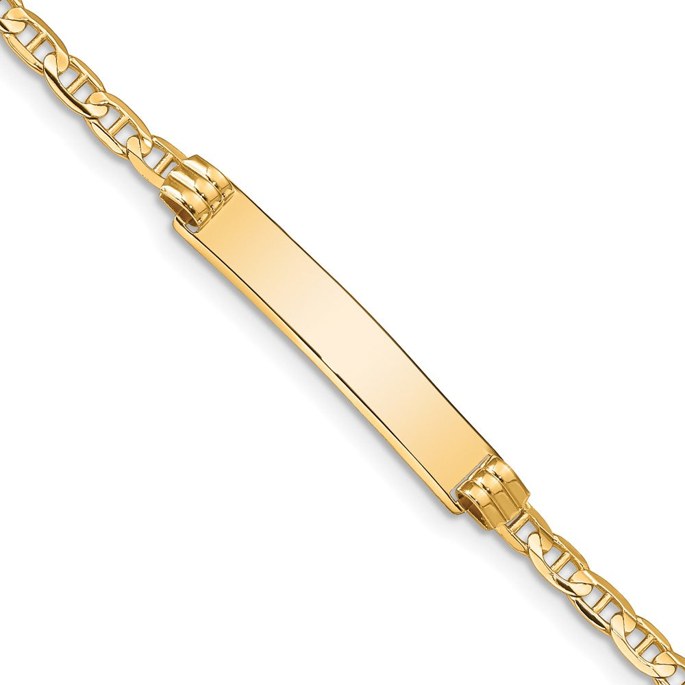 Quality Gold 14k Anchor ID Bracelet Gold     