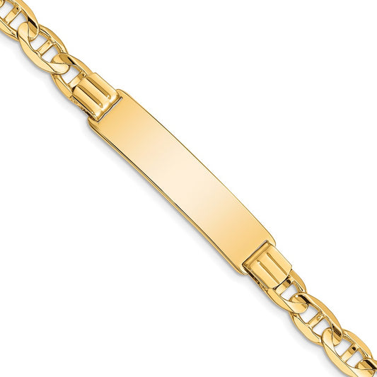 Quality Gold 14k Anchor ID Bracelet Gold     