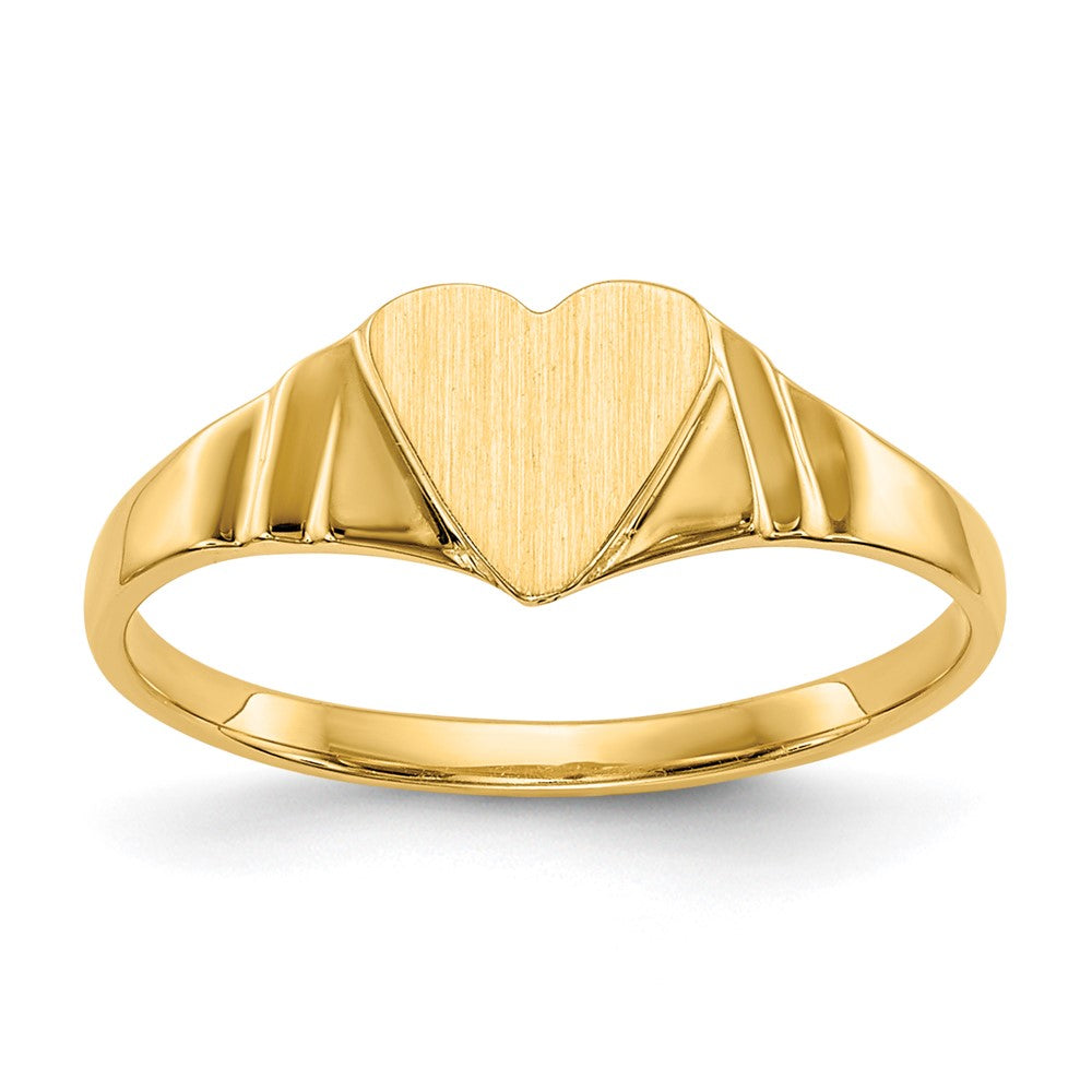 Quality Gold 14k Children's Signet Ring Gold