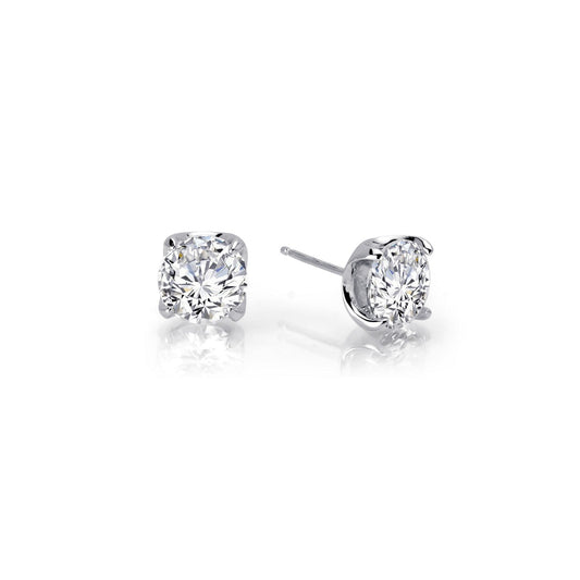 1.3 CTW Solitaire Stud Earrings