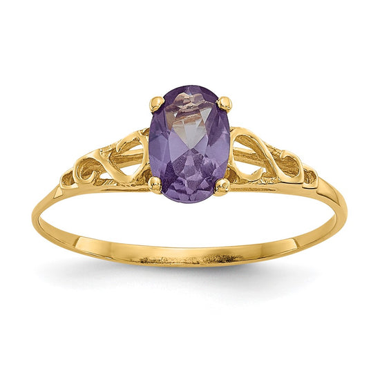 Quality Gold 14k Madi K Synthetic Alexandrite Ring Gold