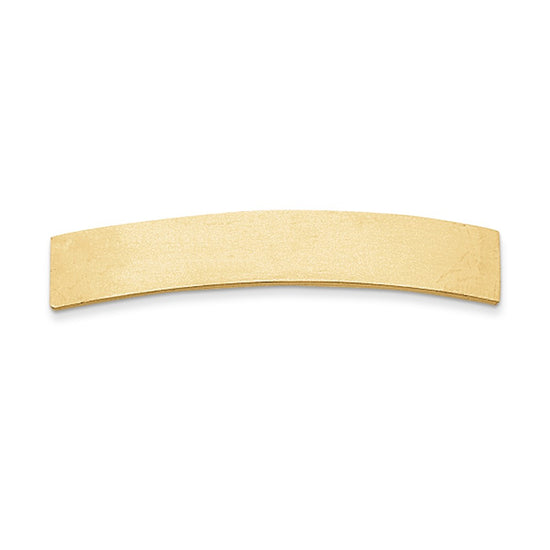 Quality Gold 14k 46x7x1 mm ID Plate Gold     