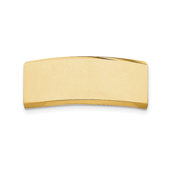 Quality Gold 14k 48 x 18.3 x 2.1mm ID Plate Gold     