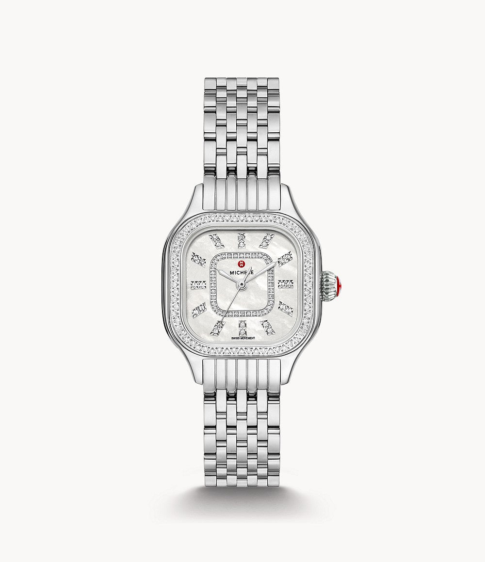 IN-STOCK, CALL TO ORDER - Meggie Diamond Stainless Steel Watch
