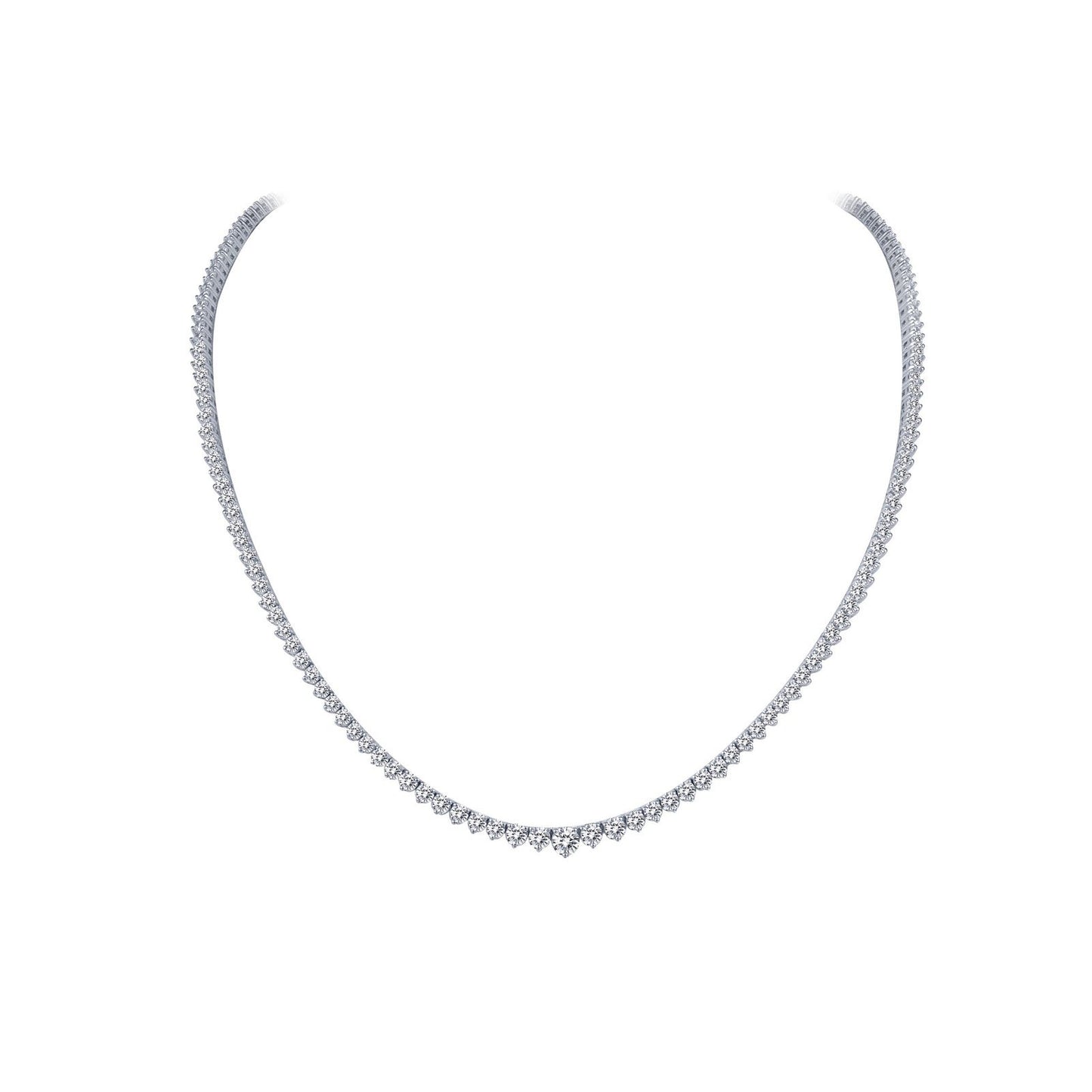 LaFonn Platinum Simulated Diamond N/A NECKLACES 6.73 CTW Choker Necklace